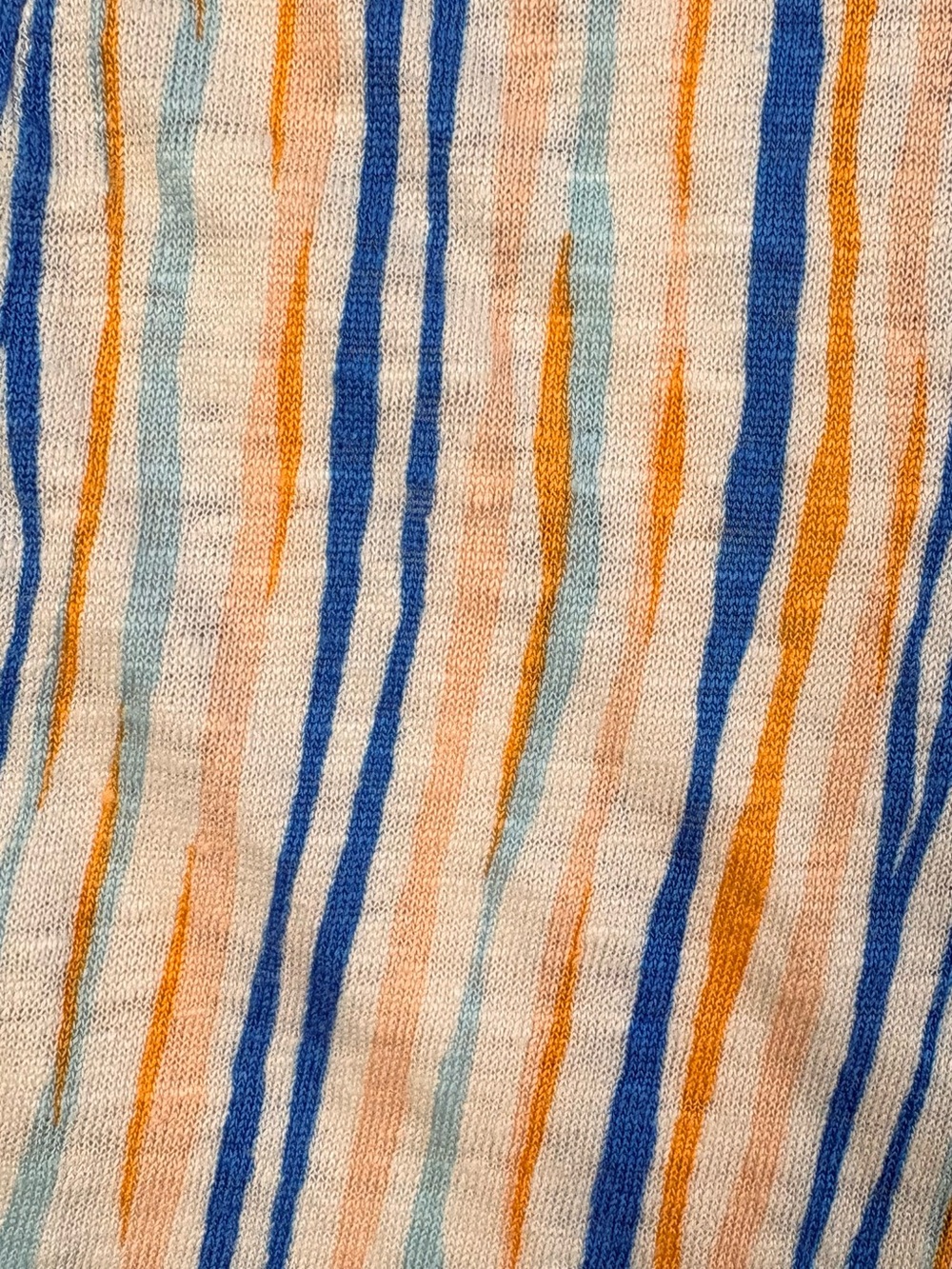 CHRISTIAN SIRIANO 100% Linen Striped Halter Tank Top Coastal Small - Picture 7 of 8